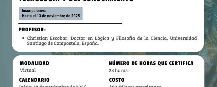 SOCIOLOGÍA Y ESTUDIOS SOCIALES DE LA CIENCIA, TECNOLOGÍA Y DEL CONOCIMIENTO